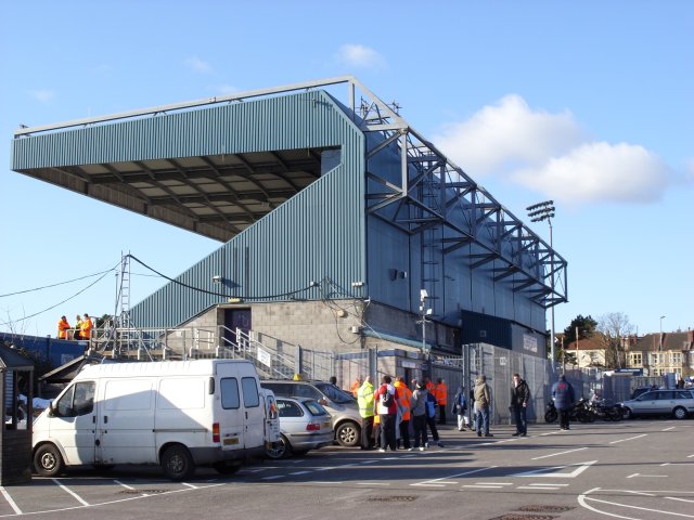Rear of the Uplands Stand